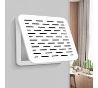 SAYEYBU White Electrical Panel Cover, Flip-Open Fuse Box Cabinet for Wall Mount, Breathable Breaker Protection, Decorative Thin Breaker Box Cover, Stylish & Functional Home Decor,A,50 * 39cm