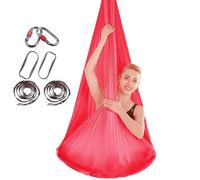 SAYEYBU Yoga Swing, Stretch Aerial Yoga Hammock, Lightweight Aerial Yoga Training Accessory, for Improved Yoga Inversions, Flexibility & Core Strength,J,4 * 2.8M