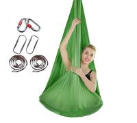SAYEYBU Yoga Swing, Stretch Aerial Yoga Hammock, Lightweight Aerial Yoga Training Accessory, for Improved Yoga Inversions, Flexibility & Core Strength,F,4 * 2.8M