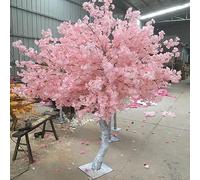 SAyfur White Tree Cherry Blossom Artificial Flowers Indoor Outside Hotel Decoration of Artificial Plant House for Wedding Party Home Decor Indoor or Outdoor 1.5 * 1m/4.9x3.2ft