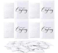 Sayglossy 45 Pack Wedding Tissues Packs for Guests No Ugly Crying Tissue Packets 3 Ply Small Individual Pocket Tissues for Welcome Bag Stuffers Wedding Favor Bride and Groom Toilet Bridal