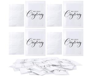 Sayglossy 45 Pack Wedding Tissues Packs for Guests No Ugly Crying Tissue Packets 3 Ply Small Individual Pocket Tissues for Welcome Bag Stuffers Wedding Favor Bride and Groom Toilet Bridal