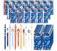 Sayglossy 50 Set Back to School Under The Sea Gift Bulk for Student Ocean Ballpoint Pen Happy to Sea You Card for Teacher First Day of School Birthday Baby Shower Classroom Party Favors Decorations