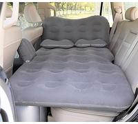 SAYGOGO Inflatable Car Air Mattress Travel Bed - Thickened Car Camping Bed Sleeping Pad with Car Air Pump 2 Pillows for Car Tent SUV Sedan Pickup Back Seat - Brown