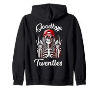 Saying Goodbye to My 20s, Rip Twenties Rock'n Roll Girl Zip Hoodie