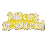 Sayings Enamel Pins, 90s, Heart Motif, Pin for Backpack & Clothing, Klein, Non-precious metal