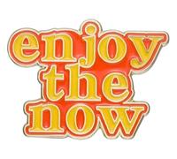 Sayings Enamel Pins, 90s, Heart Motif, Pin for Backpack & Clothing, Klein, Non-precious metal