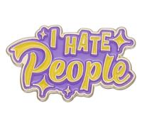 Sayings Enamel Pins, 90s, Heart Motif, Pin for Backpack & Clothing, Klein, Non-precious metal