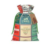 Sayings Print Reusable Drawstring Pouch,Perfect For Birthdays,Anniversaries,And Parties