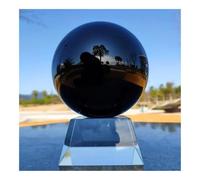 SAYOBO 1pc 6cm Black Obsidian Sphere Crystal Magic Ball Rock Stone No Base