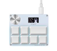 SAYODEVICE K07-HE Rapid Trigger Hall Effect Music Rhythm Game Keyboard Macro Keypad with Magnetic Linear Switches for OSU and Geometry Dash SDVX DJMAX