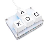 SayoDevice Mini 4-Key WASD Keypad Arrow Key Keycaps Mechanical Keyboard | One-Handed Gaming Keypad Programmable Macros USB-C Customized Hot-swappable Keyboard for Working or FPS Gaming