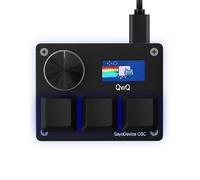 SAYODEVICE O3C Rapid Trigger Hall Effect Keyboard Suitable for OSU and Geometry Dash Rhythm Game Macro Keypad with Magnetic Linear Switches (Black, Gateron KS-20 White Switch)