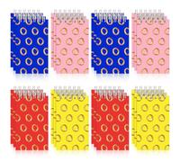 Saypacck 24 Pack Blue Gold Ring Mini Notebooks Video Game Party Favors Cartoon Party Supplies Fillers Carnival Goodie Bag Stuffers Journal Notepad Teacher Classroom Rewards Supplies