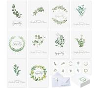 Saypacck 300 Pieces Bulk Sympathy Cards with Envelopes and Stickers with Greetings Inside Condolences Card Bereavement Cards Tasteful Sympathy Card to Express Your Condolences, (LIE-Saypacck-0130)