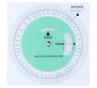 Saypacck Marine Navigation Slide Rule Nautical Plotter Protractor Ship Navigation Tools Course Plotter Divider