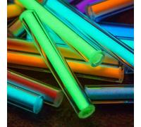 sayram Glass Light Stick, Rare Earth EDC Glow Stick, Luminous Vial Glow Bar for DIY EDC Accessory Decoration (Green - 2 Pieces, 1.5 x 6 mm)