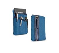 Sayram SP4 Small EDC Pouch Tool Organizer, Compact EDC Pocket Organizer, Waxed Canvas Mini Coin Purse for Men, EDC Pouch Organiser for Change, Notebook, Flashlight