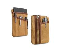 Sayram SP6 Small EDC Pouch Tool Organizer, Compact EDC Pocket Organizer, Waxed Canvas Mini Coin Purse for Men, EDC Pouch Organiser for Change, Notebook, Flashlight