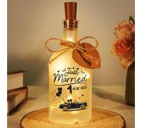 Sayregifty 1st Anniversary Wedding Gifts for Wife Husband -LED Bottle Light | First Wedding Anniversary Light Gift for Couple, 1 Year Anniversary Wedding Gifts for Husband Wife