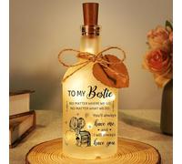 Sayregifty Bestie Christmas Gifts for Women - Bottle Lights for Best Friend Birthday Gifts, Presents for Best Friend Female, BFF, Friendship Gift for Women Christmas/Wedding/Birthday/Going Away