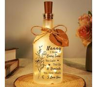 Sayregifty Nanny Gifts, Gifts for Nanny - LED Bottle Decorative Light Nanny Birthday Gifts, Prefect Birthday, Mother's Day, Christmas Gifts for Nanny, Ideal Gifts for Nanny Nan Grandmother
