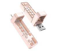 SayRose 256GB Portable SSD - Cute Mini Keyboard Design, USB 3.2 Gen 2 External Solid State Drive, 550MB/s High-Speed Flash Drive for Women
