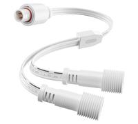 SAYSOLAK Extension Cord Compatible with Eufy Outdoor Lights (Y-Splitter (1 Male to 2 Female))