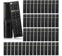 Saysurey 100 Pack Universal TV Remote Replacement Compatible with All Smart TV LED LCD HDTV 3D Series for Motel Hotel Nursing Home (Regular)