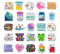 Saysurey 25 Pcs Funny Fridge Magnets Reusable Cute Nurse Refrigerator Magnets Fun Cool Magnetic Anime Refrigerator Magnets for Office School Work Adult Home Car Locker Cabinet Gifts Decorations