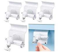 Saysurey 4 Pcs Vinyl Siding Clips Hanger Hooks for Mounting Security Camera No Drill Outdoor Weatherproof Stainless Steel Vinyl Hooks Compatible with Ring Stick up Cam Compatible with Ring Indoor Cam
