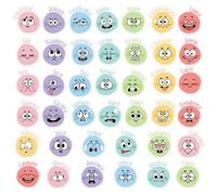 Saysurey 40 Pcs Feelings Refrigerator Magnets,Pastel