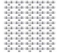Saysurey 50 Pack Earbud Bulk Headphone for Classroom Earphone Earbud with Wire Individually Bagged Wired in Ear Buds(White)