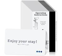 Saysurey 500 Pack Hotel & Motel Key Cards Magnetic Stripe Door Card Blank Lock Systems Magnetic Stripe Key Cards