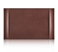 Saysurey Leather Desk Pad Protector 30" x 18" Leather Desk Blotter with Side Rails Desk Mat for Office Home Workplace Desktop Writing Board Christmas Gifts for Dad Husband(Brown)