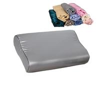 SAYTAK Silk Pillowcase,Pillow Cases 1 Pcs Satin Pillowcase 30cmx50cm/40cmx60cm Pure Color Comfortable Imtation Satin Foam Pillow Cover(9,30X50CM)