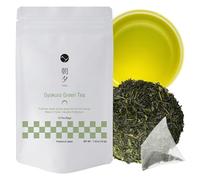 sayu Japan Premium Gyokuro Japanese Green Tea, Shade Grown First Flush Loose Leaf, 15 Pyramid Tea Bags, 100% Made in Japan for Mornings and Breakfast - Gyokuro