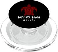 Sayulita Beach Mexico Tribal Sea Turtle Ocean Art Design PopSockets PopGrip for MagSafe