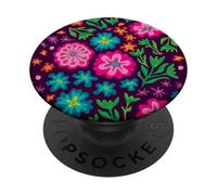 SAYULITA Bright Tropical Mexican Style Folk Art Floral PopSockets Adhesive PopGrip