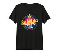 Sayulita Mexico Surfer Vintage Wave Sunset Bigwave Premium T-Shirt