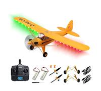 SAYZON J3-CUB RC Plane 5CH Remote Control Airplane for Adults 1406 Brushless Motor Outdoor 3D/6G Fixed Wing Stunt RC Aircraft with Replaceable Parts (2BSL Light Version)