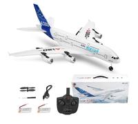 SAYZON RC Plane Aircar A380 Model Plane 3CH A120 EPP Foam RC Airplane for Beginners and Adults 2.4Ghz Fixed Wing RTF Remote Control Plane with 2 Batteries