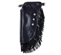 Sazaar Tack Western Leather Chinks Chaps Basket Weave Hand Tooled for Men Women Kids Custom Made Small Medium Large ST-CHI-017 (Small)