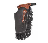 Sazaar Tack Western Leather Chinks Chaps Basket Weave Hand Tooled for Men Women Kids Custom Made Small Medium Large ST-CHI-006 (Custom)