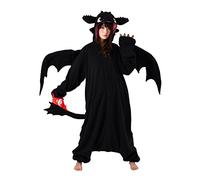 SAZAC Kigurumi - How to Train Your Dragon - Toothless - Onesie Jumpsuit Halloween Costume
