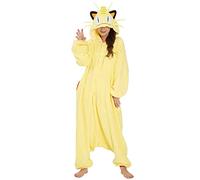 SAZAC Kigurumi - Pokemon - Meowth - Onesie Jumpsuit Halloween Costume, Yellow, XL