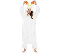 SAZAC Kigurumi - Pokemon - Scorbunny - Onesie Jumpsuit Halloween Costume