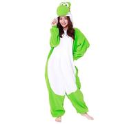 SAZAC Kigurumi Super Mario Bros. Yoshi - Onesie Jumpsuit Halloween Costume