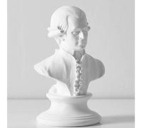 SAZDFY Resin Head Statue,mozart Bust Sculpture Classic Greek Figurine Handicraft Home Decor Sketch Ornaments-f 16x10x8cm(6x4x3)