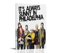 SAZOFJ It's Always Sunny in PhiladelphiaPoster for Bedroom Aesthetic Canvas Wall Art Living Room Painting Picture Print Modern Family Decor Artist Bathroom LandscapeFrame-style24x36inch(60x90cm)